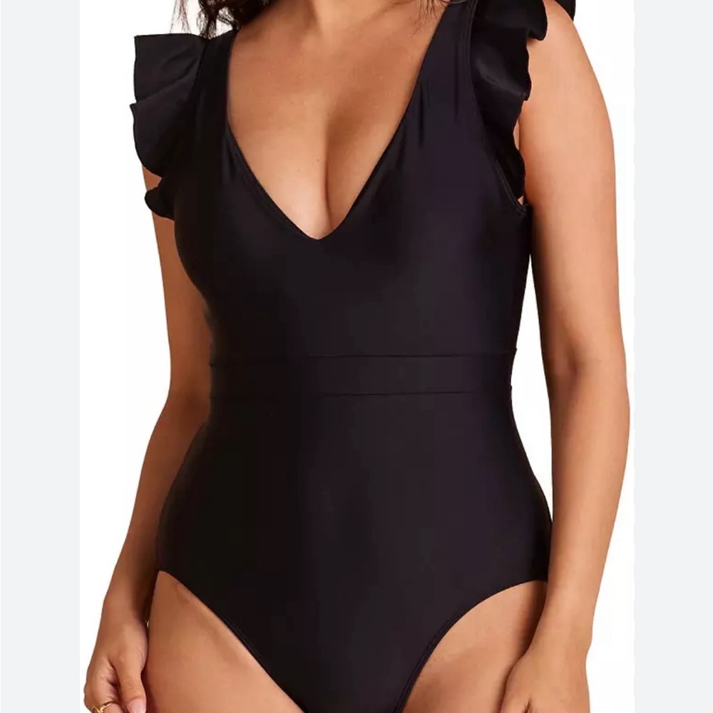 Women's size 8 Summersault Back Flip black suit